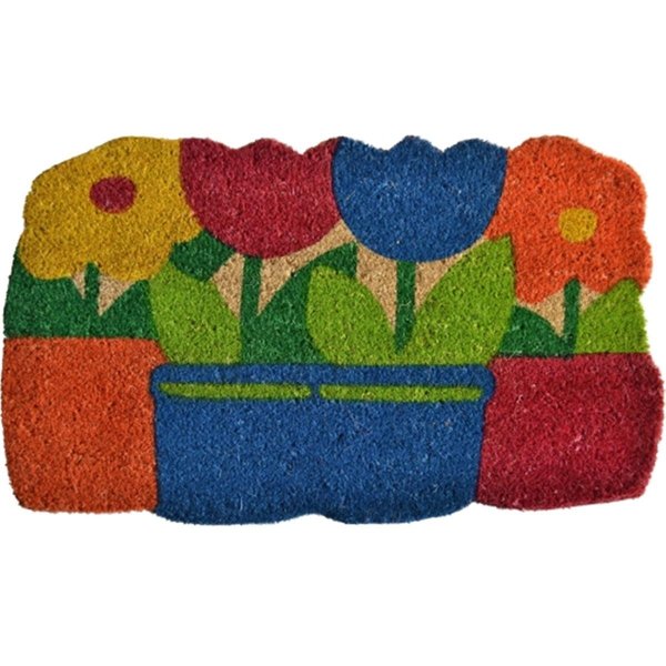 Micasa Flowers Pots Doormat MI729382